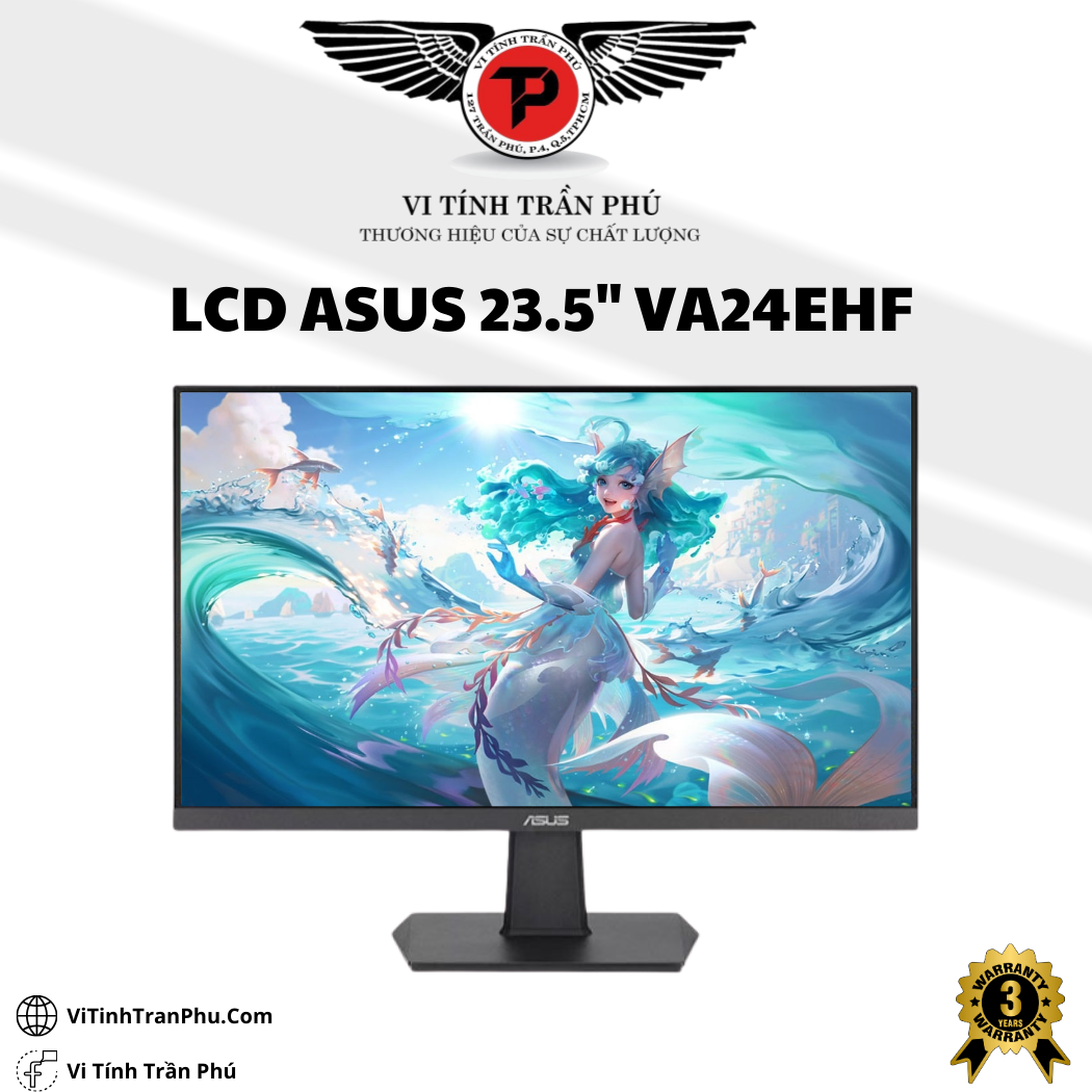 Màn Hình ASUS VA24EHF (24INCH/FHD/IPS/100HZ/1MS)